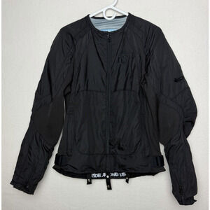 ICON Women's Merc Black Armor Padded Asphalt Tech Motorcycle Jacket Size XL